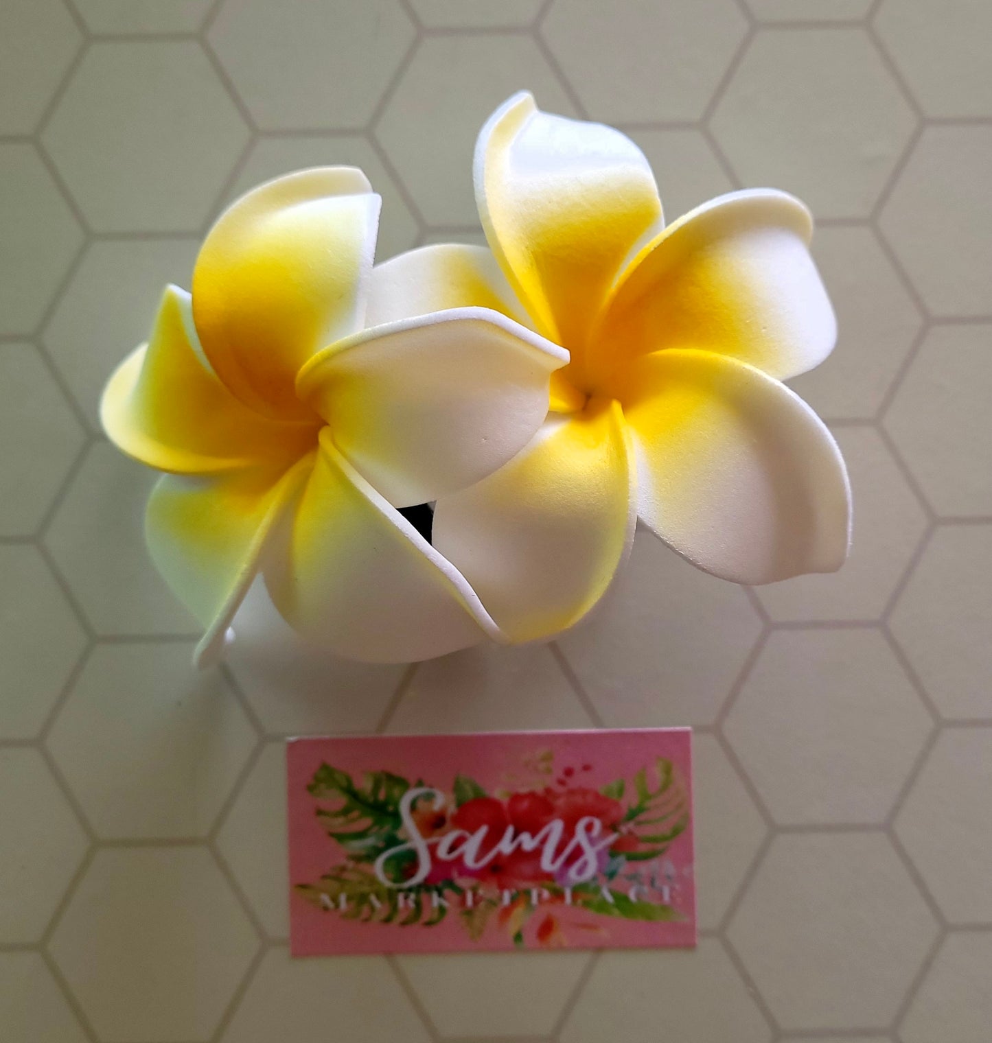 Plumeria Hair Clip