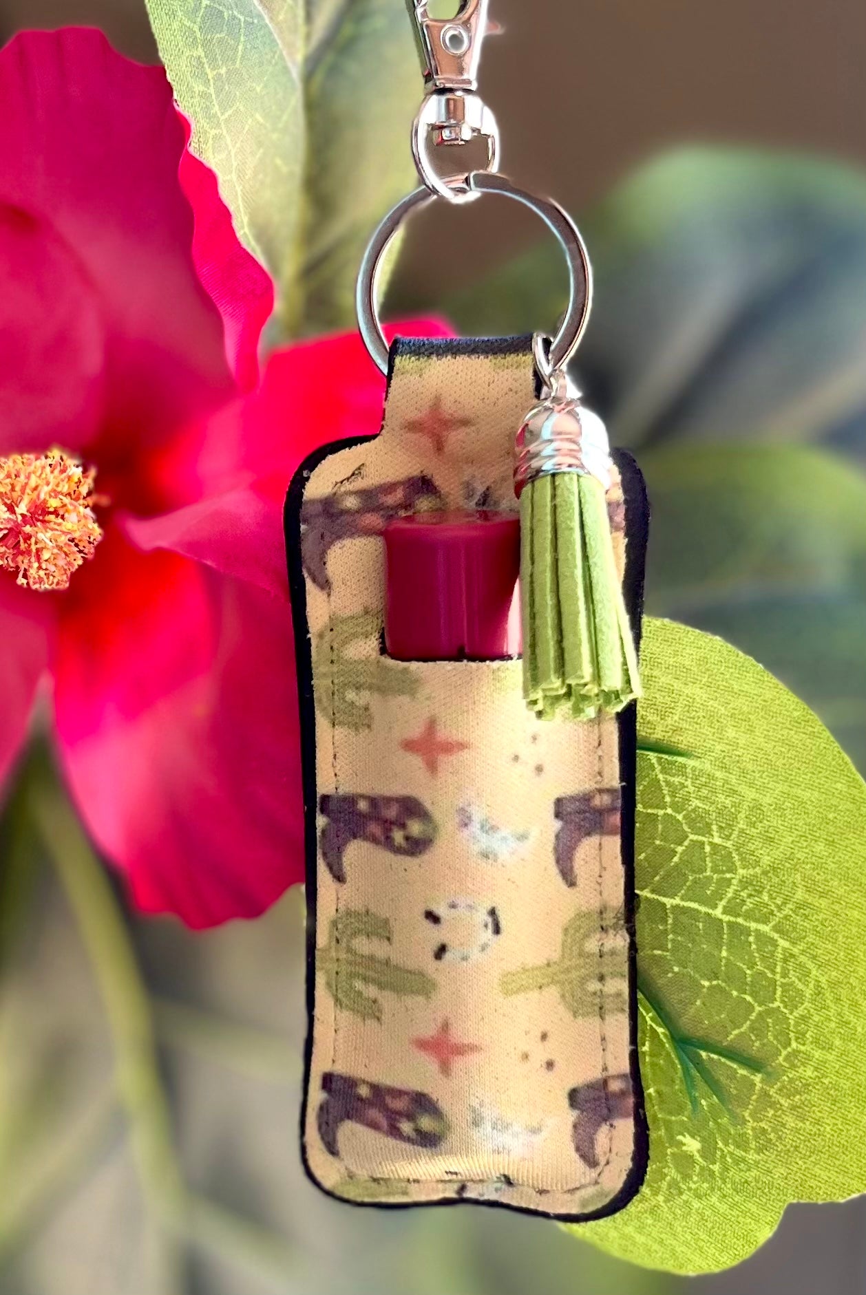 Chapstick Holder Keychain