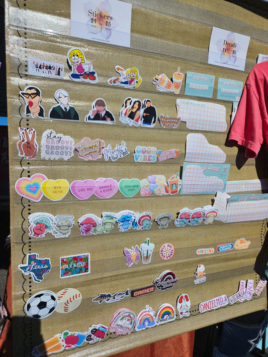 Pop Up Market Stickers